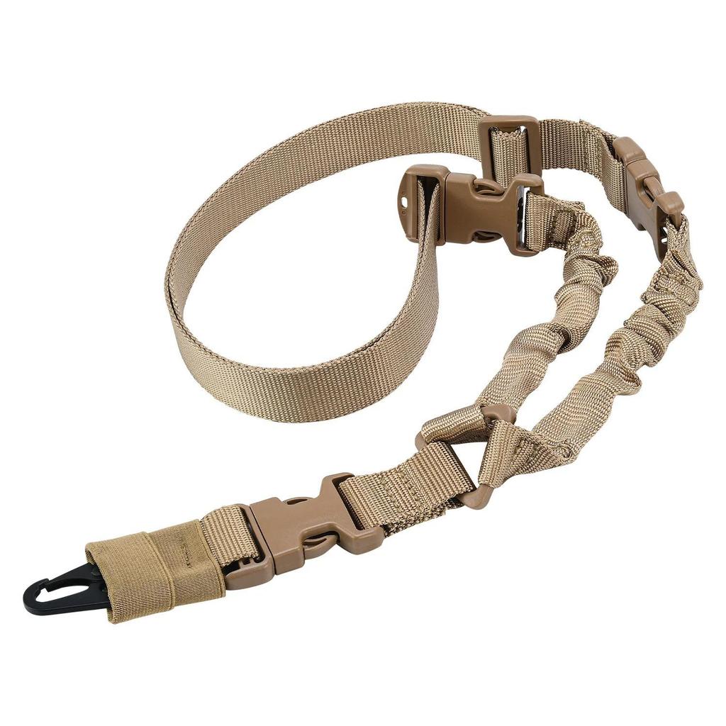 Tactisch Harness voor Buitengebruik met Eén Punt, Unisex CS Pistool Touw, Camouflage Crossbody Veiligheidstouw, Jacht Sporten Riem