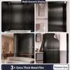 Selbstklebende gebürstete Edelstahl Kontaktpapier Metallische Folie Kühlschrank Aufzugstür Makeover Wasserdichter Aufkleber 0,16mm
