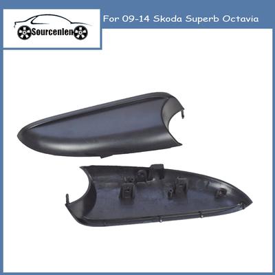 Accessoires de voiture pour Skoda Superb Octavia 09-14 Couvercle inférieur de rétroviseur triangle