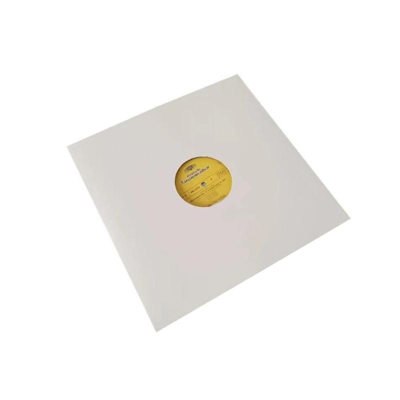 12in LP Record Cover Resealable Outer Sleeves Composite Kraft Paper Bag for LP 3LP Vinyl Record Storage Bags 10 Pieces