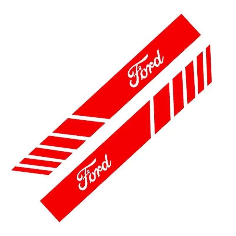 

New 2026 Car Sticker Car Sticker Non Fading Strips Rear View Mirror For Ford Focus 2 3 MK2 MK3 MK4 Kuga Fiesta Ecosport MONDEO F