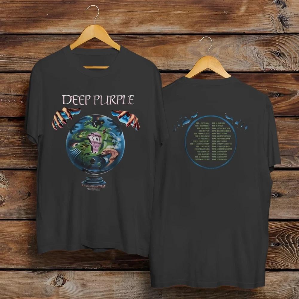 1990 Vintage Deep Purple Slaves And Masters Tour T Shirt S