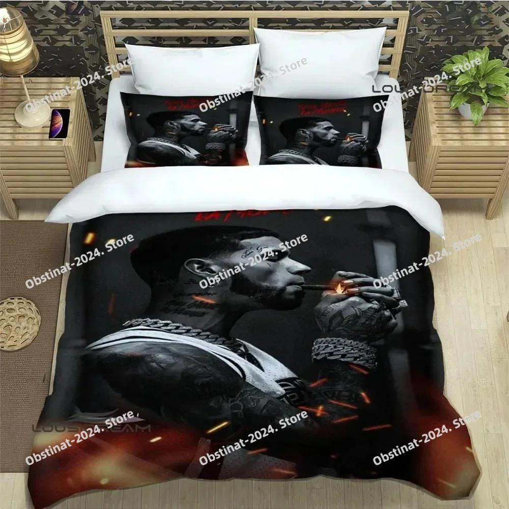 Rapper Anuel AA Bedding Set Printed Bed Set With Pillowcase Bed Duvet Cover Soft Single Double Queen Super King Size luxury gift