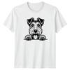 Terrier Dog Paws Graphic TShirt Dogs Animals Unisexs Unisexs Unisex Tee