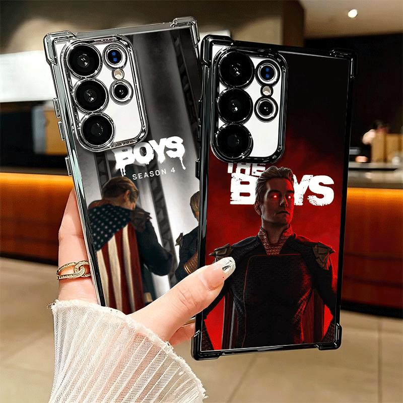 The Boys H-Homelander Soft Phone Case For Samsung Galaxy S26 Ultra S25 Edge S24 FE S23 Plus S22 S21 + S20 Plating Anti-Fall Fund