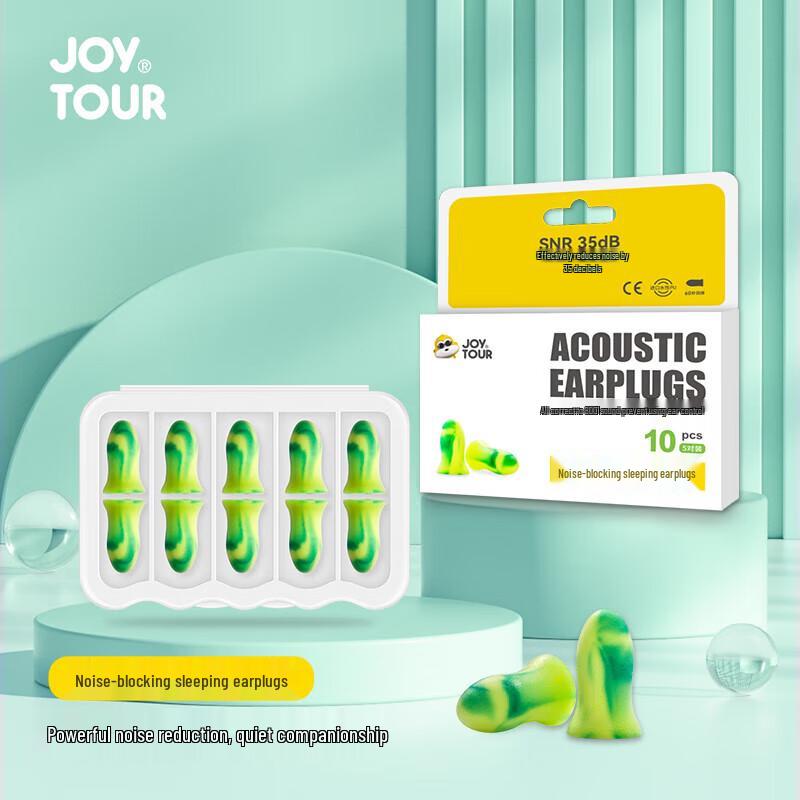 Jiatu J2162-5 Noise Cancelling Sleep Earplugs (5 Pairs) Universal