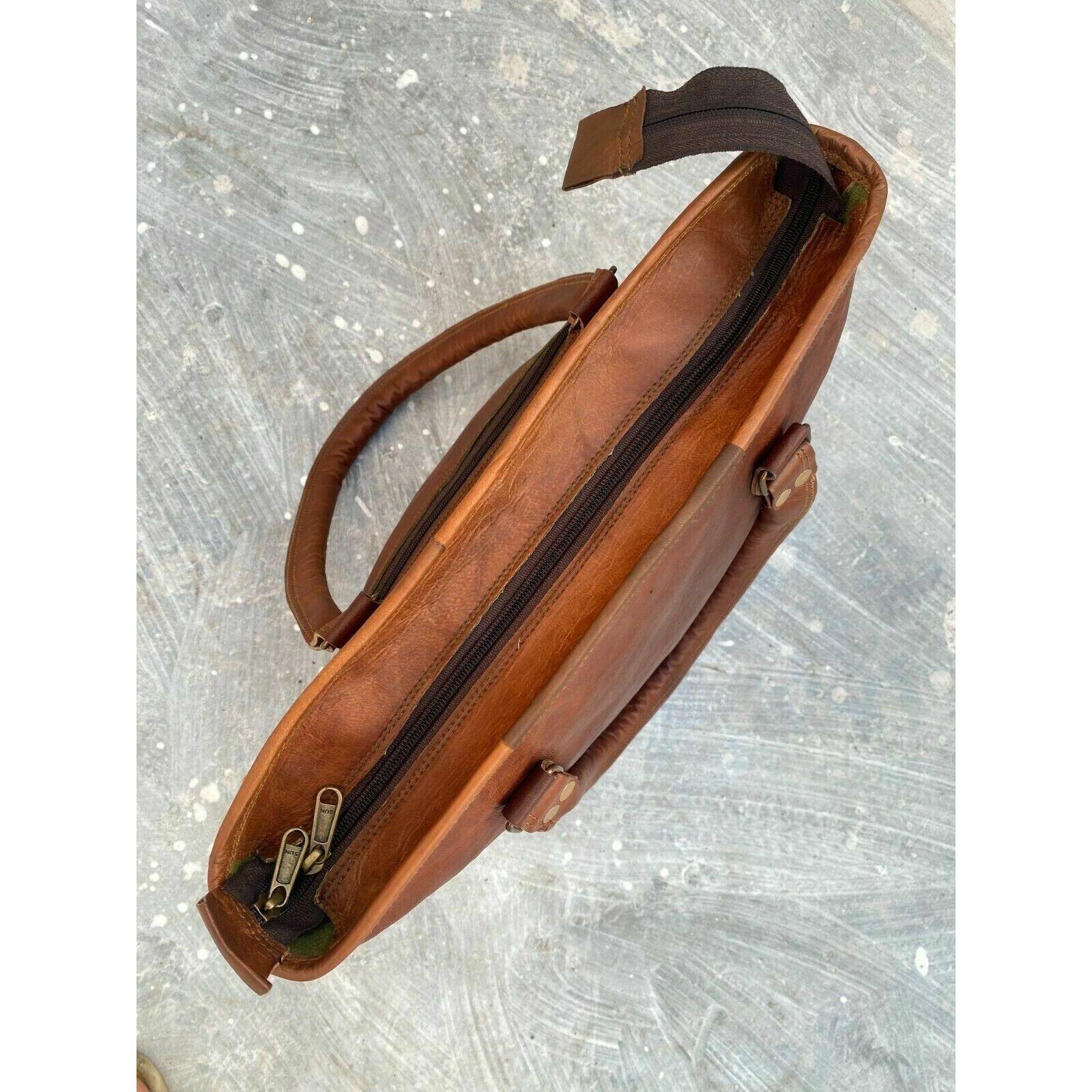 Новая женская винтажная сумка на плечо из натуральной кожи — фото 3