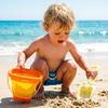 Kids Collapsible Beach Bucket Set with Sand Toys Portable Sand Digging Bucket Shovel Beach Sand Play Tool for Outdoor Play