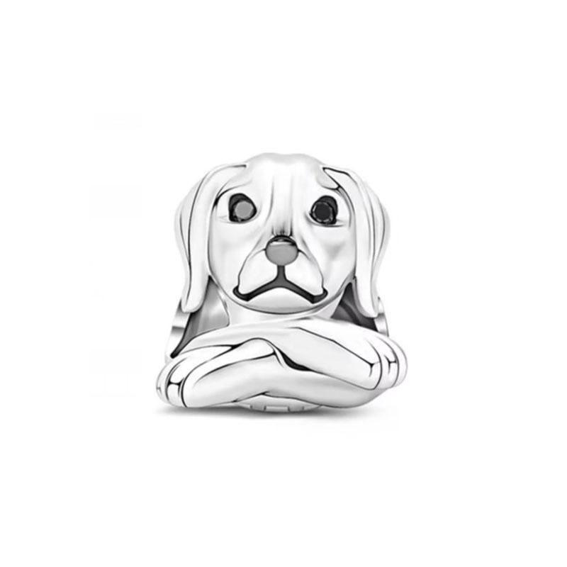 Europe New Copper Spring Flower Bee Charm Cute Cow Duck Cat Snake Dog Bead Fit Original Bracelet Jewelry For Gift