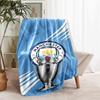 1pc Blanket - Manchester City Football Club Print Design, Lightweight Blanket for Sofa, Bed- Soft &Warm, Gift for All Seasons