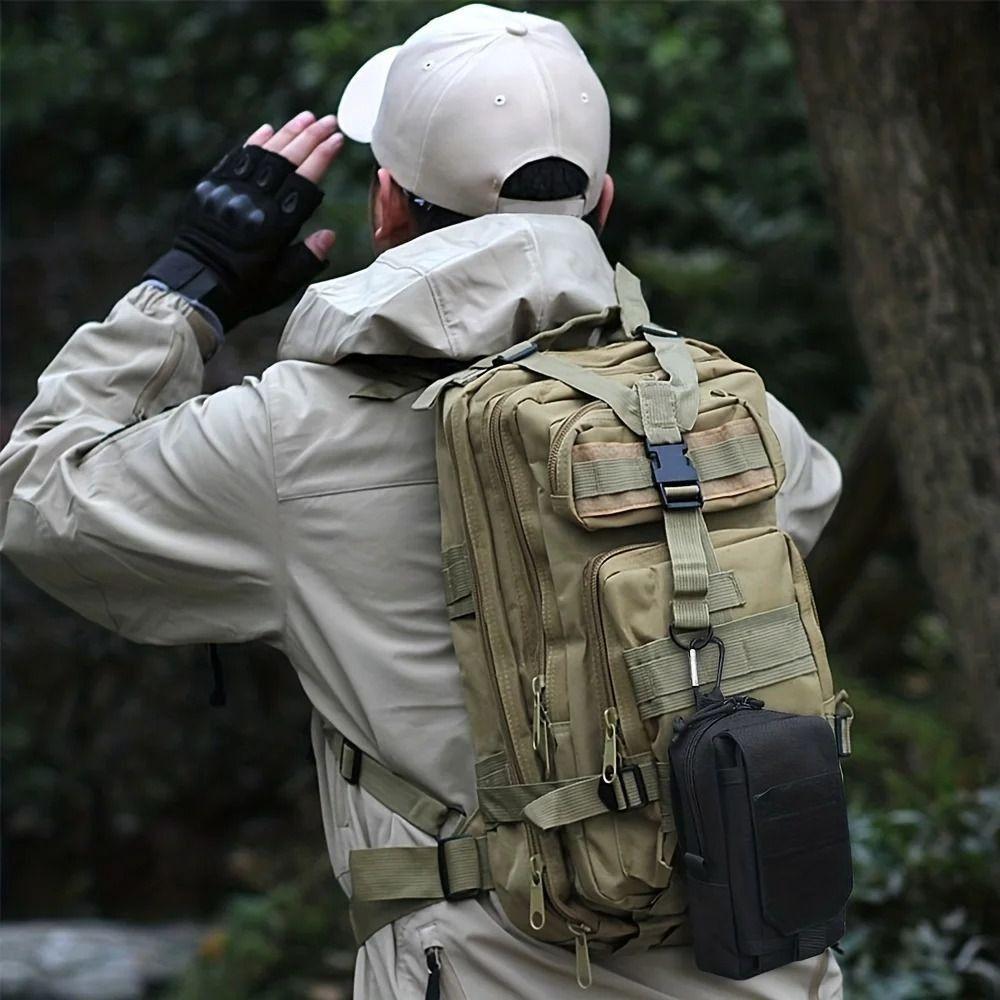 Waist Hanging Mobile Phone Waist Bag Oxford Clip-On Case Bag Outdoor Activities