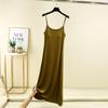 Thin Bra-Free Sleeping Dress Loose Modal Mid-Length Sling Dress Plus Size Slimming Outside Wear Lined Bottoming Skirt
