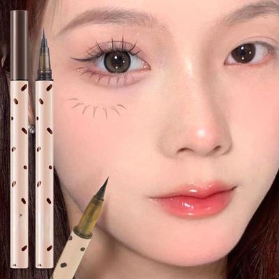 Eyeliner liquide bleu mat, imperméable, durable, blanc, résistant à la sueur, séchage rapide, crayon, cosmétiques pour les yeux