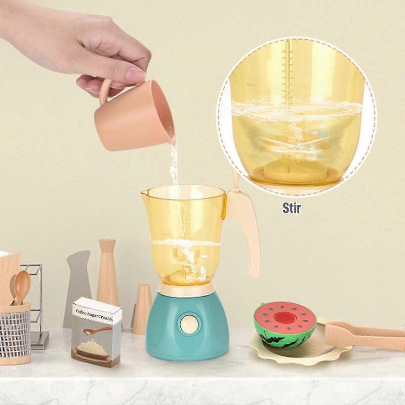 Pretend Juice Machine Play Set, Light & Sound, Pretend Play Kitchen...