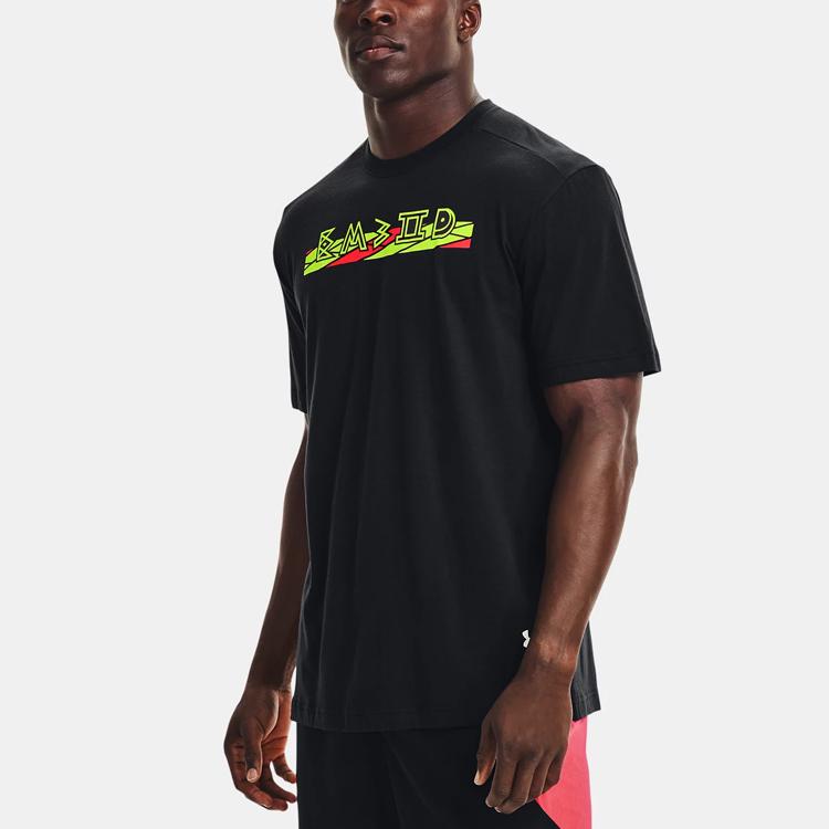 Under Armour Set in Sleeve T Shirt Men's Black 1366533-001