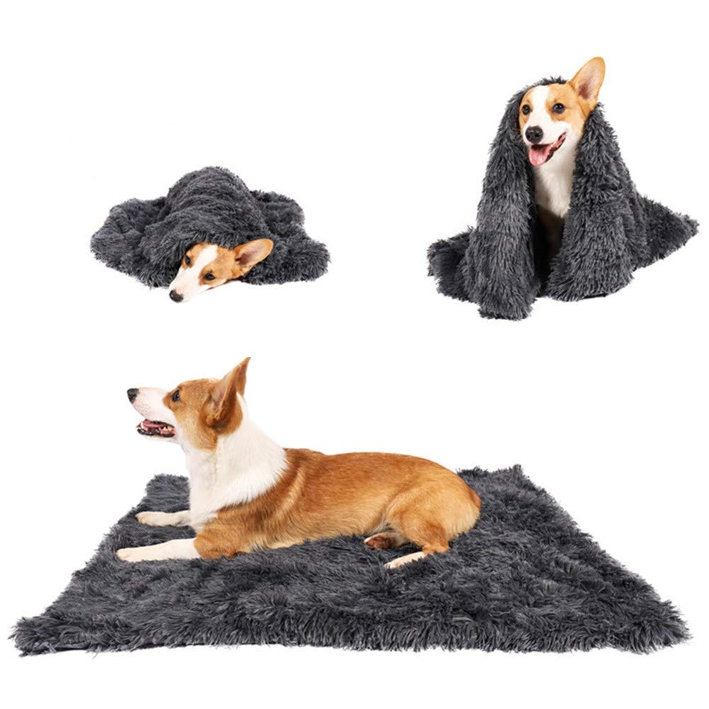 Long Plush Pet Mat Double Layer Pet Blanket Large Medium Dogs Cat Mat Warm And Comfortable Dog Cushion Bed