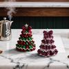 Crochet Christmas Tree For Table Knitted Christmas Tree Ornaments Decorative Holiday Props For Desk Mantelpiece Windowsill