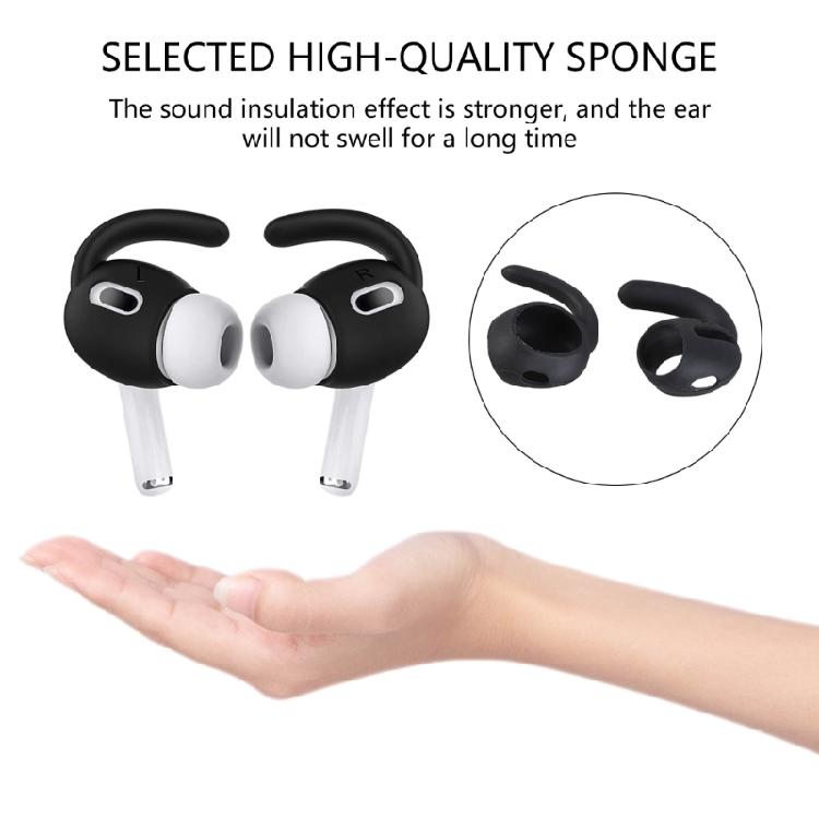 3Sets Ear Hooks Flexible Silicone Earplugs For Earphones Eartips Wireless Headphone Silicone Ear Hook Set