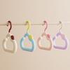 2PCS Dopamine Scarf Tie Hanger Colorful Bag Hanging Rack Space Saving Hat Storage Hanger  Home Use