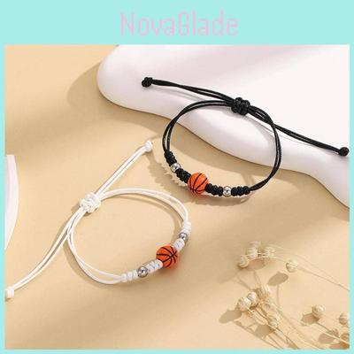Stylish Geometric Alloy Bracelet Set For Couples Ideal For Fan Parties