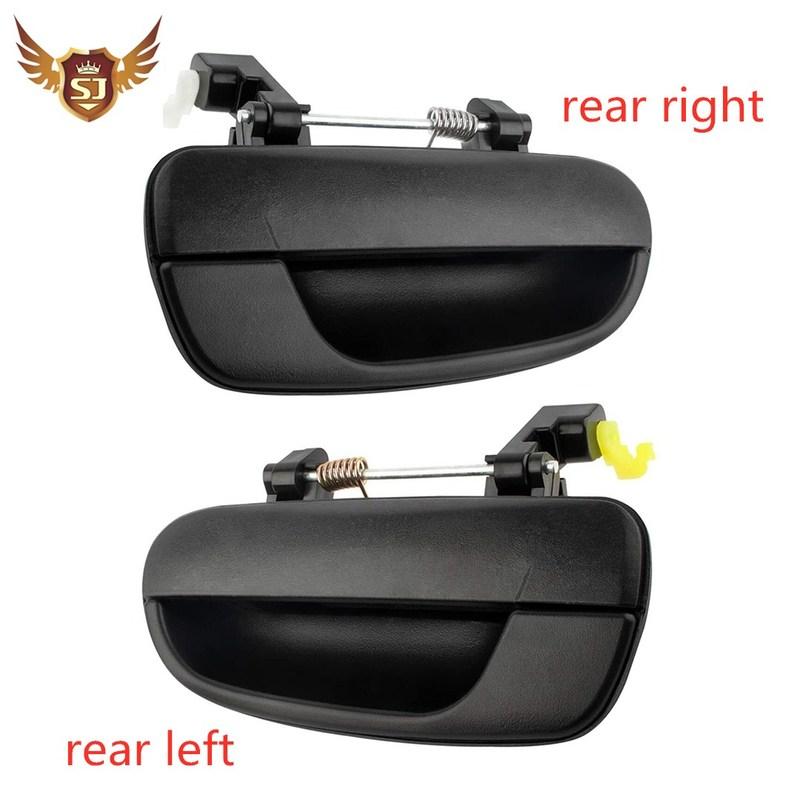 Exterior Door Handle Rear Left & Right for Hyundi Accent Verna 2000-2006 Rear Left