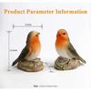 2024,2 Pack Solar Powered Bird Shaped Led Solar Lights Garden Decor Waterproof Outdoor Yard Lights