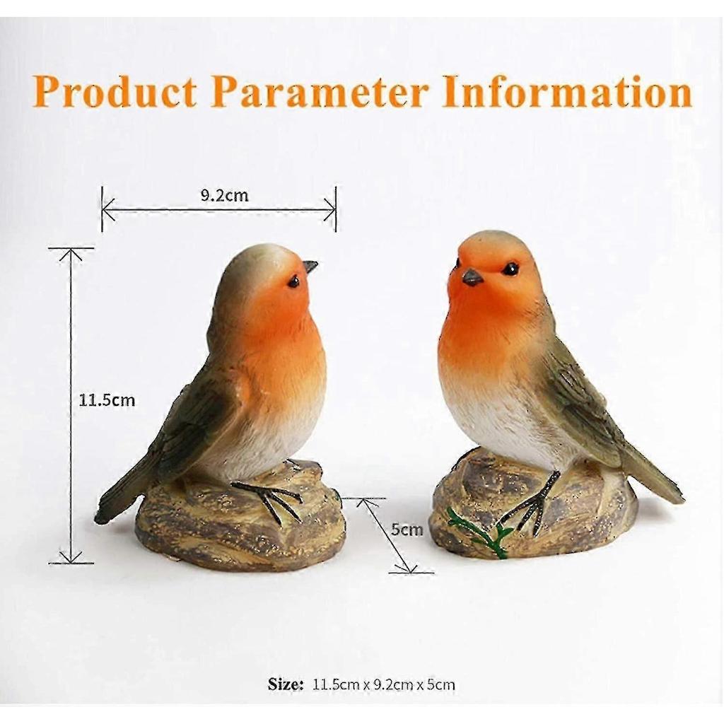 2024,2 Pack Solar Powered Bird Shaped Led Solar Lights Garden Decor Waterproof Outdoor Yard Lights