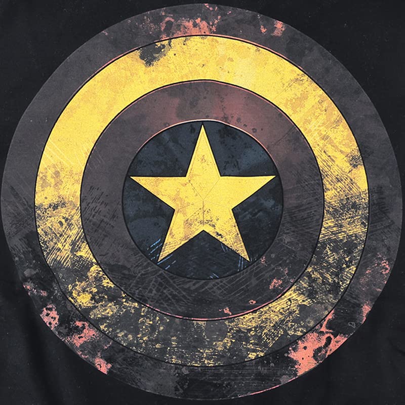 EVERSOUL Marvel Kurzarm WHAT IF Captain American Comicfigur Größe M T-Shirt, Zombies, Amerika, Merchandise, Geschenk, Herren, Schwarz, [Gebraucht]