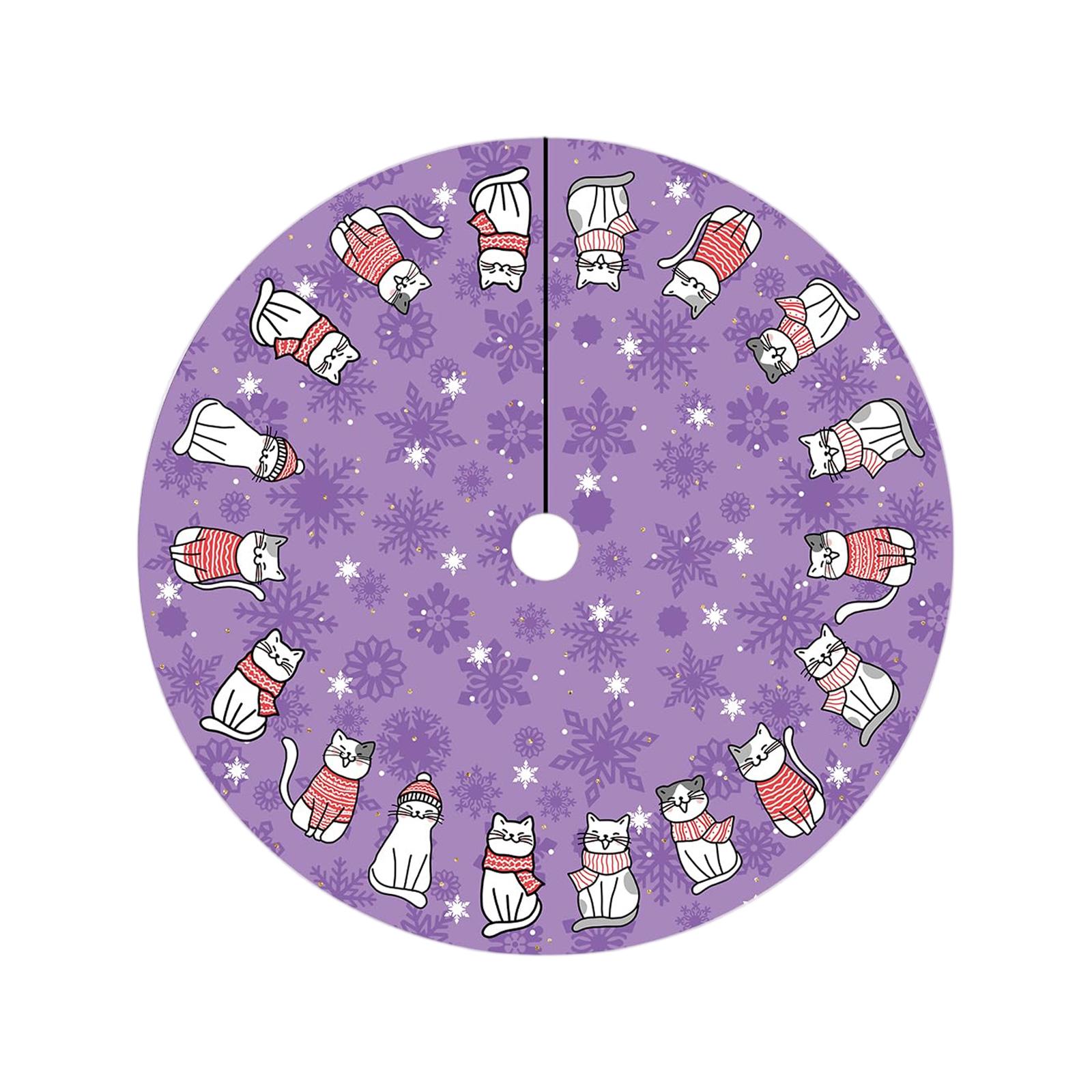 

Юбка для рождественской елки Рукоделие Рождественские украшения One Size фиолетовый