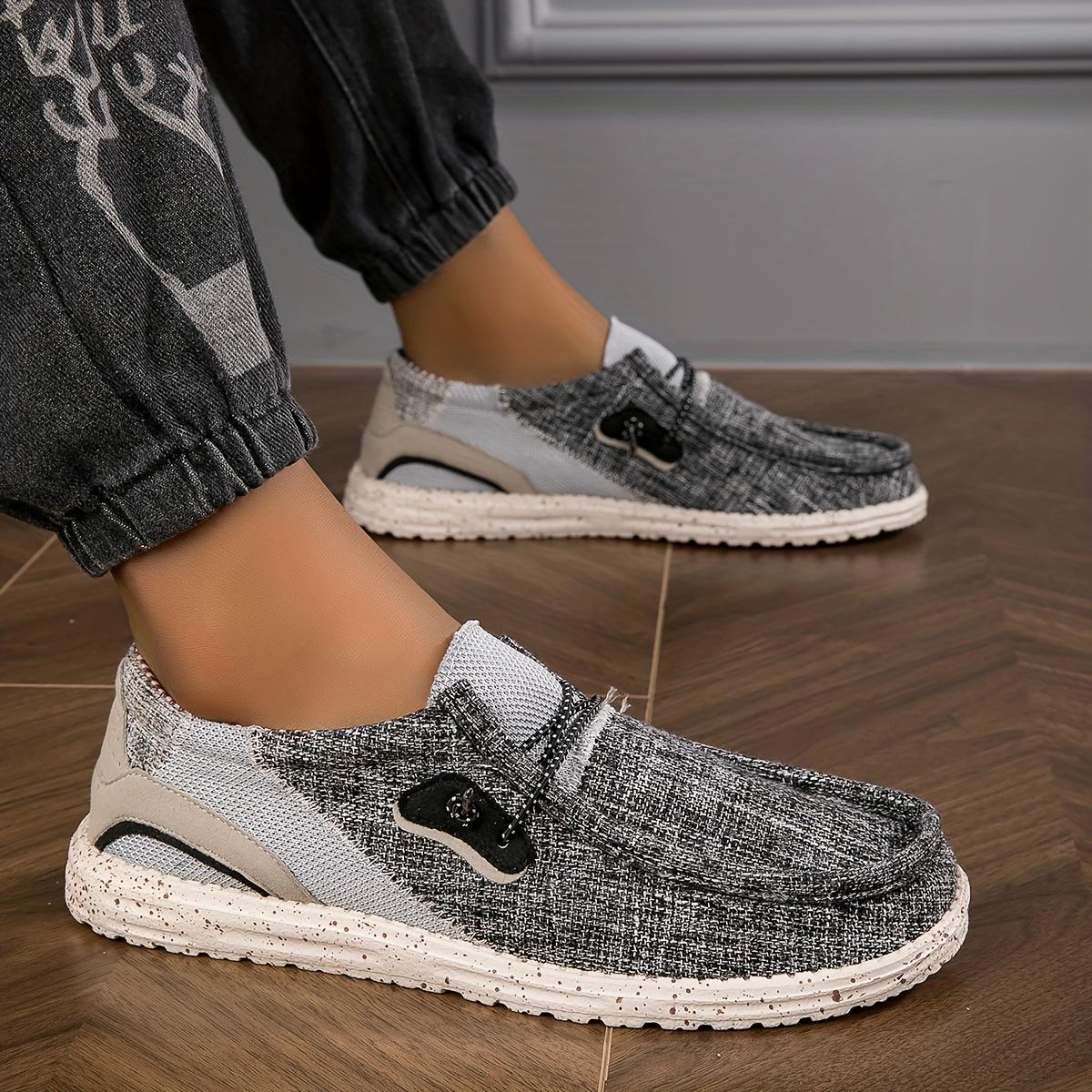 Heren Canvas Schoenen Instappers Zacht Comfortabel Ademend Heren Casual Schoenen Sneakers Vulkaniseerde Schoenen Platte Schoenen Heren Wandelschoenen 46