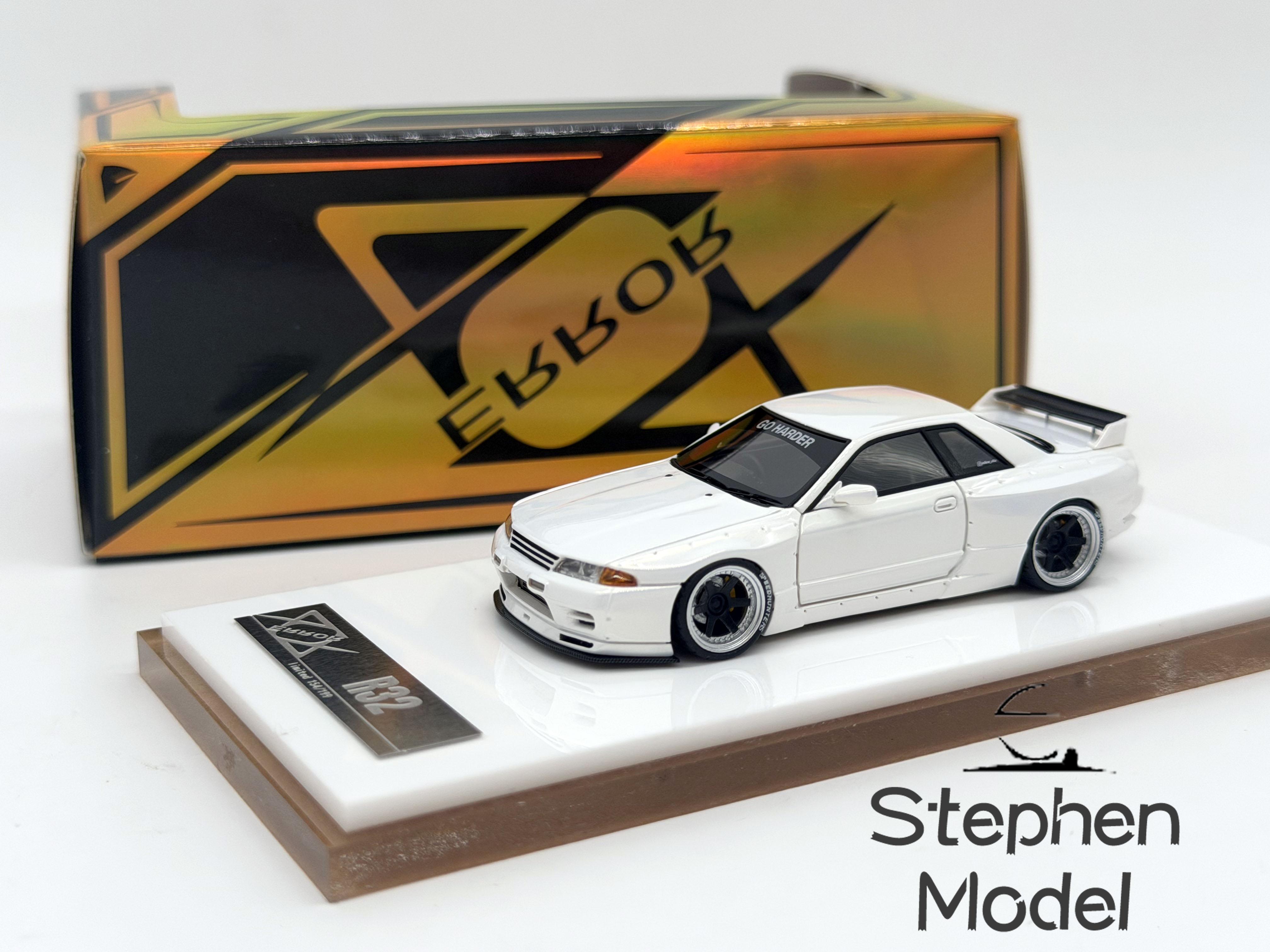 Error 404 1:64 R32 Rocket Bunny Modified Resin Car Model Collection жемчужина белый
