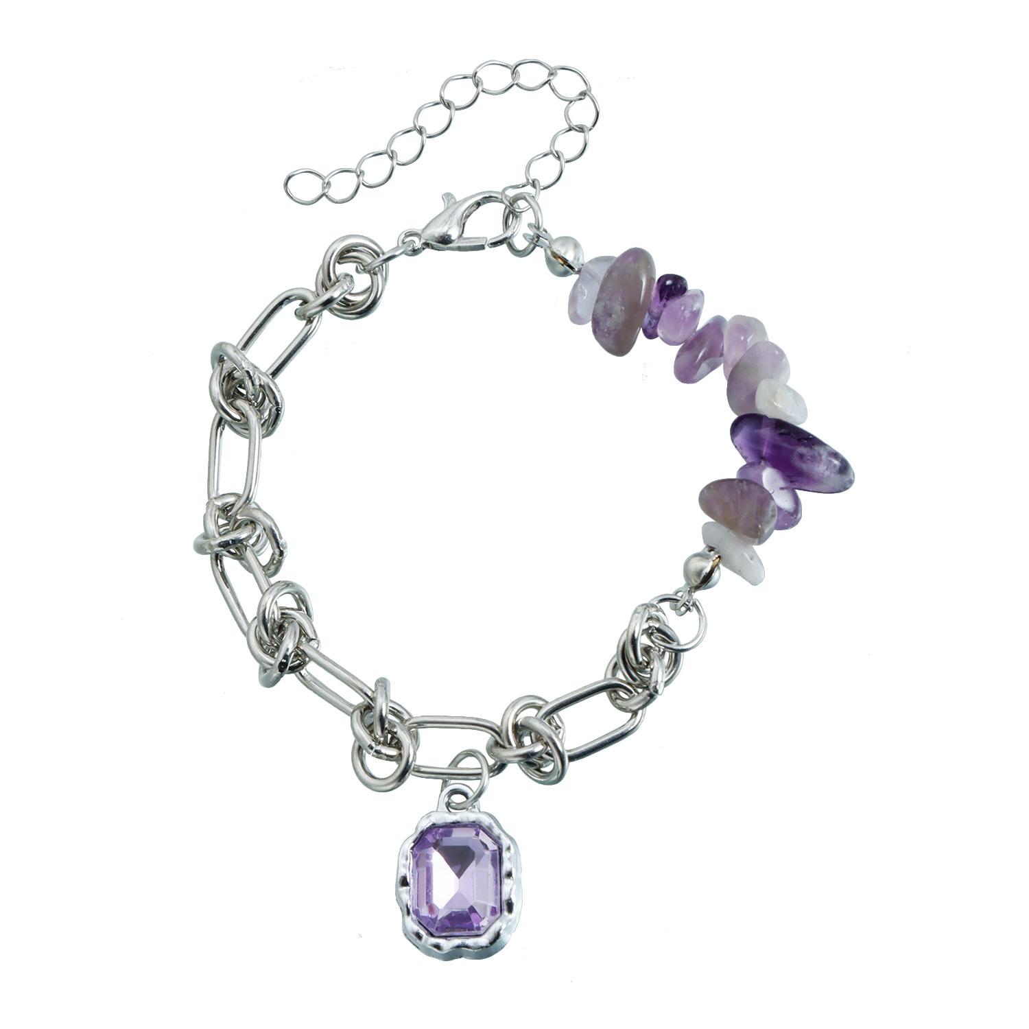 

European and American jewelry special-shaped irregular beaded geometric Y-shaped necklace ins sexy fringed sweet cool style necklace