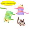 Small Animal Harness and Leash Set Soft Plush Pet Harness with Safe Bells No Pulls Comfort Plush Vests for Small Pet