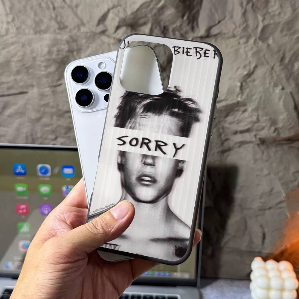 Sänger Justin B-Bieber Handyhülle Für IPhone 11 12 13 14 15 16 17 Pro Max PLUS Pro Wave Wellige Silikonhülle
