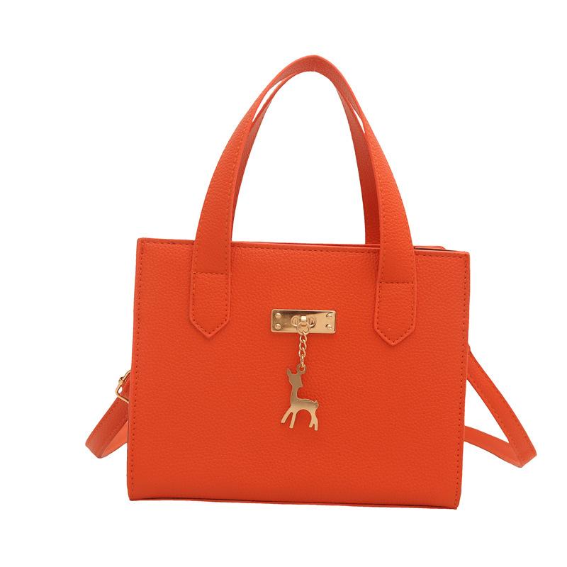 Bags Handbag Women's 2025 New Trend Fashion Casual Shoulder Satchel Underarm Solid Color Small Square Bag