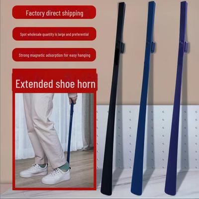 Magnetic Shoe Horn for Elderly & Pregnant: Long, Sturdy, No-Bend Design for Easy Shoe Lifting.