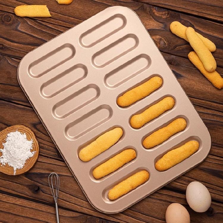 Realistic Finger Cookie Mold Carbon Steel Breadstick Ladyfinger Mould Easy Press Biscuits Stick Mould Metal Bakewares