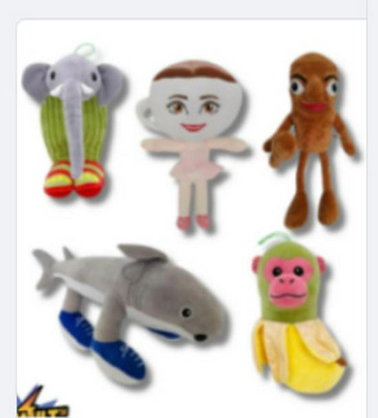 Shark American Classic of Mountains and Seas Plush Toy: Stick Man Doll