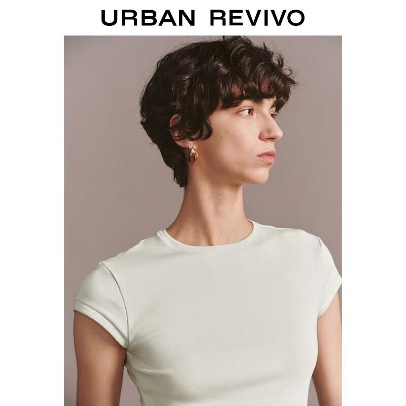 UR Women's Slim Fit Round Neck T-shirt