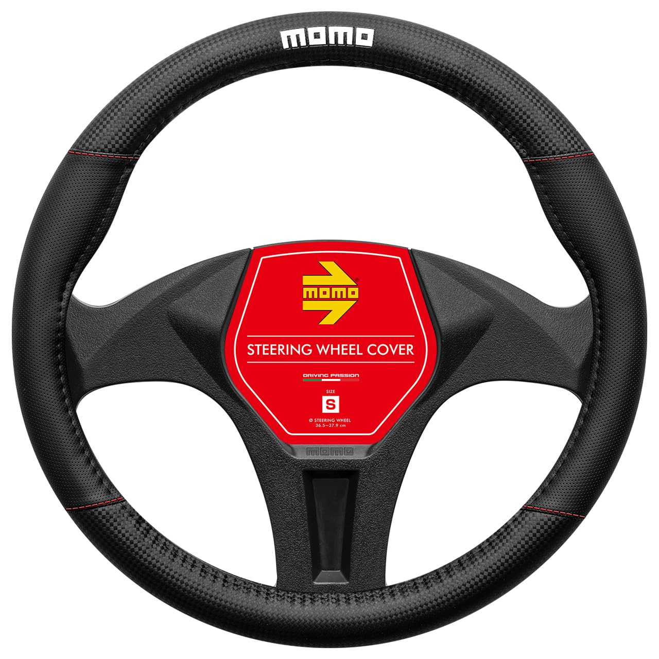 

MOMO CARBON Чехол на руль, Италия, Милан, Размер S, Красный