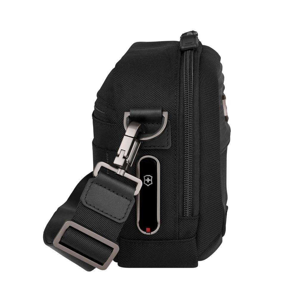 Victorinox Mythic Compact Crossbody Bag Shoulder Bag Handle High Performance Premium Specifications 3L Black 653454 Multi-Tool