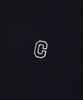 COVERNAT C Logo Collar Half Knit Navy
