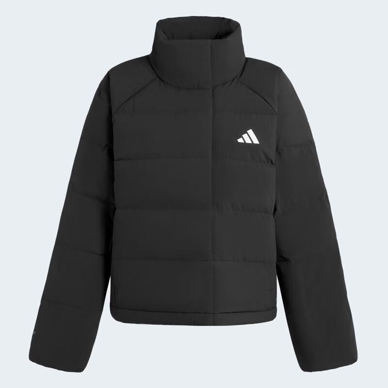Женская спортивная короткая пуховая куртка Adidas Sport Style W Helionic RLX KH3974 L чёрный