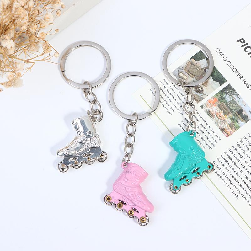 1Pc Creative Fashion Skating Boots Roller Skates Keychains Jewelry Pendant Gifts