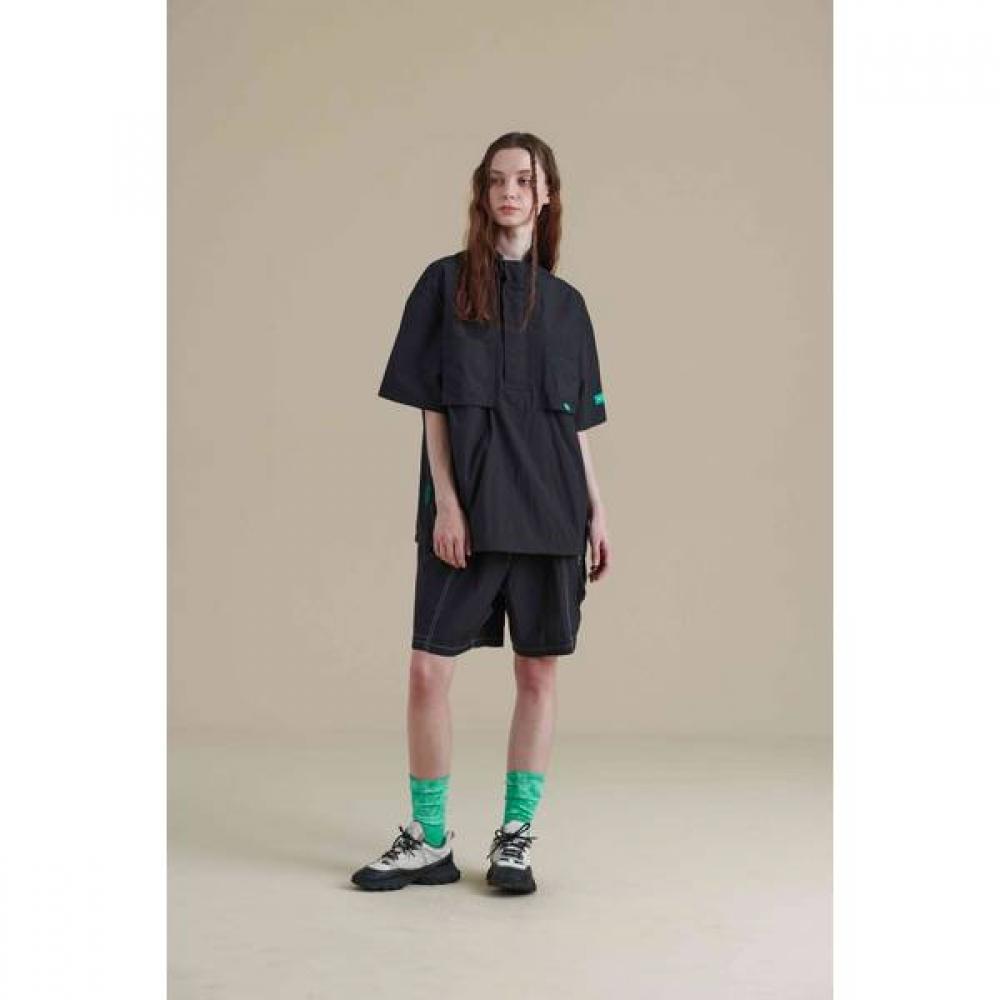 Bbc Earth Short Sleeve Anorak  Black    Patch Pocket 23ss blacks/90