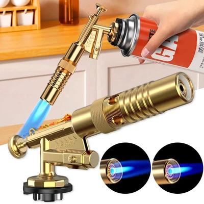 BBQ Welding Torch Gas Burner Flame Gun Blower Gas Torch Brazing Cooking Barbecue Auto Ignition Gun Kitchen Baking Tool