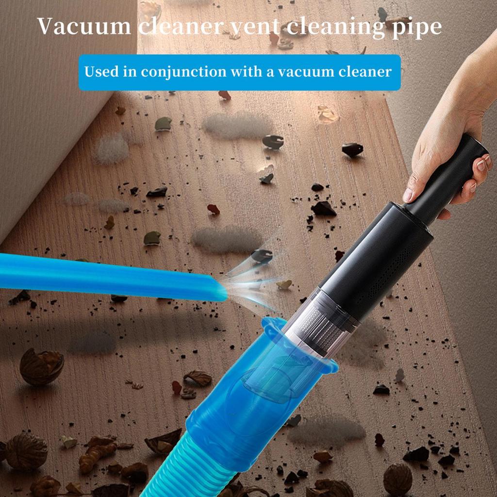 Vacuum Cleaner Vent Cleaning Pipe Portable Lint Remover Tool Flexible Duct Attachment for Home Dryer HVAC System Maintenance