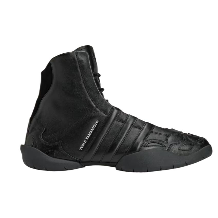 adidas Y-3 Regu 2002 High Triple Black Unisex Sneakers JQ8845