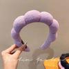 New Fashion Sponge Headband for Women Girls Puffy Hair Band Makeup Bubble Retro Terry Cloth Headbands Hair Accessories Headwear