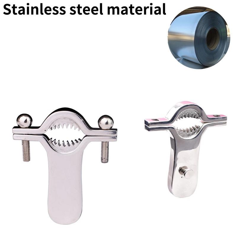 Stainless Steel Nipple Clamps with Adjustable Chain – Animal Teeth Design for , Breast Restraints & Erotic Play